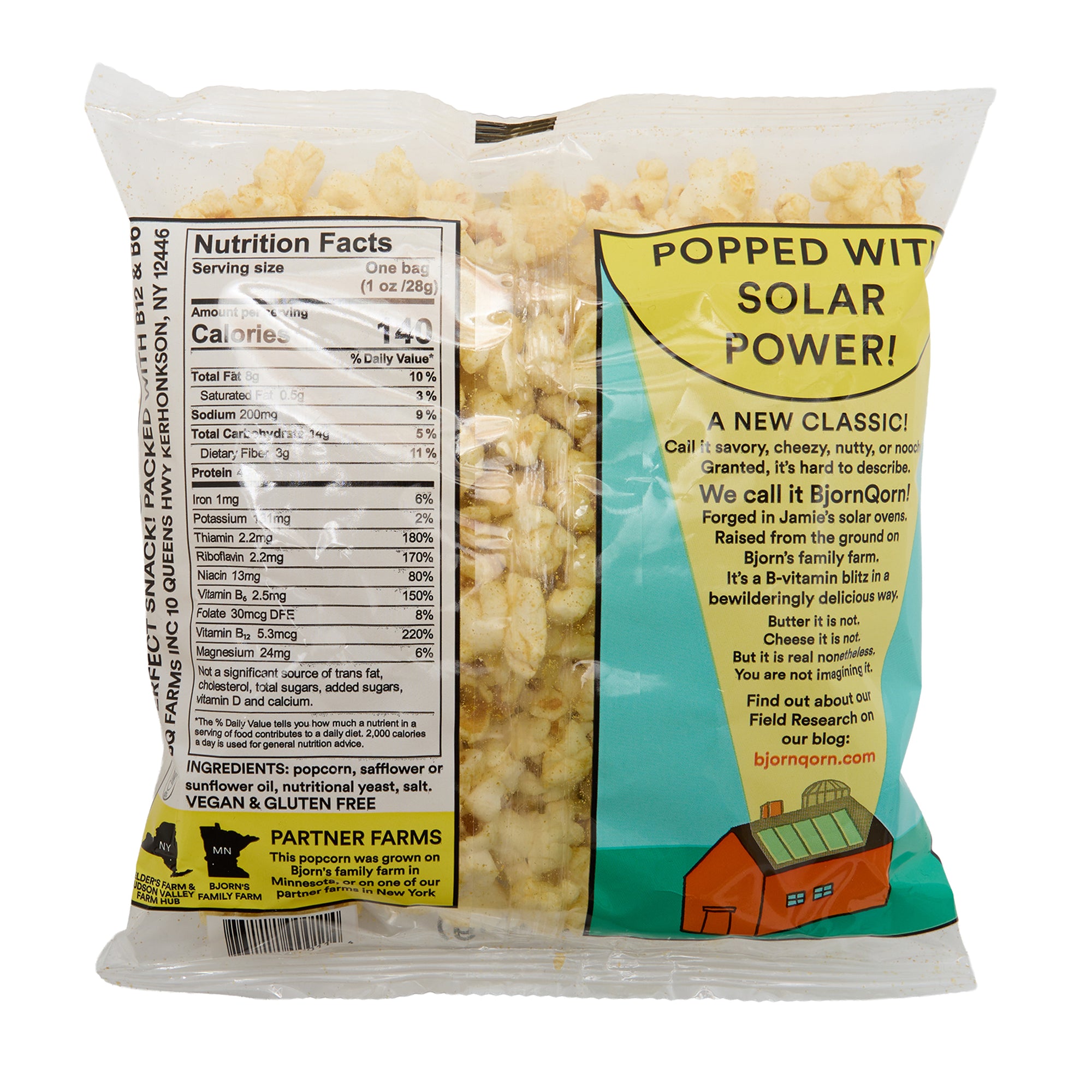 Bjorn Qorn Popcorn Classic Mini