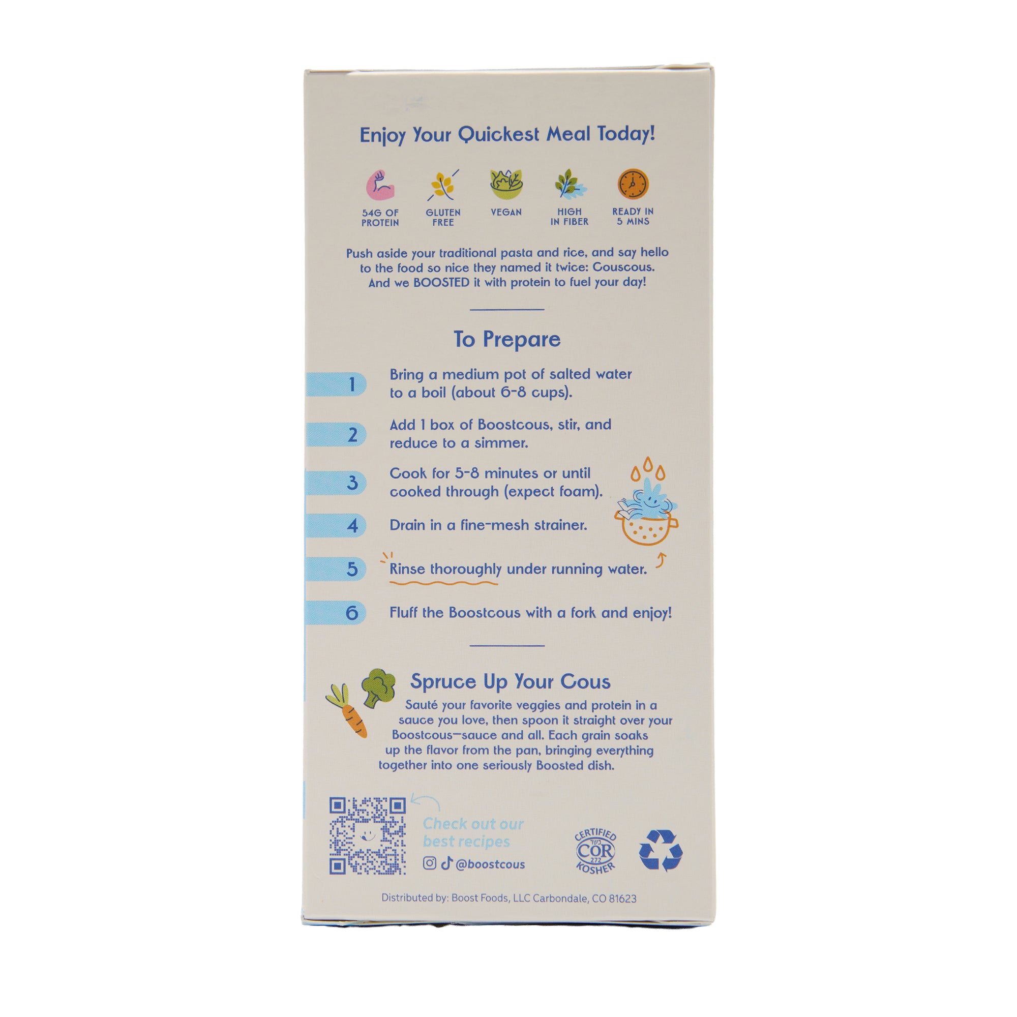 Boostcous Protein Couscous