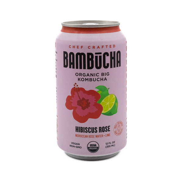 Bambucha Kombucha Hibiscus Rose