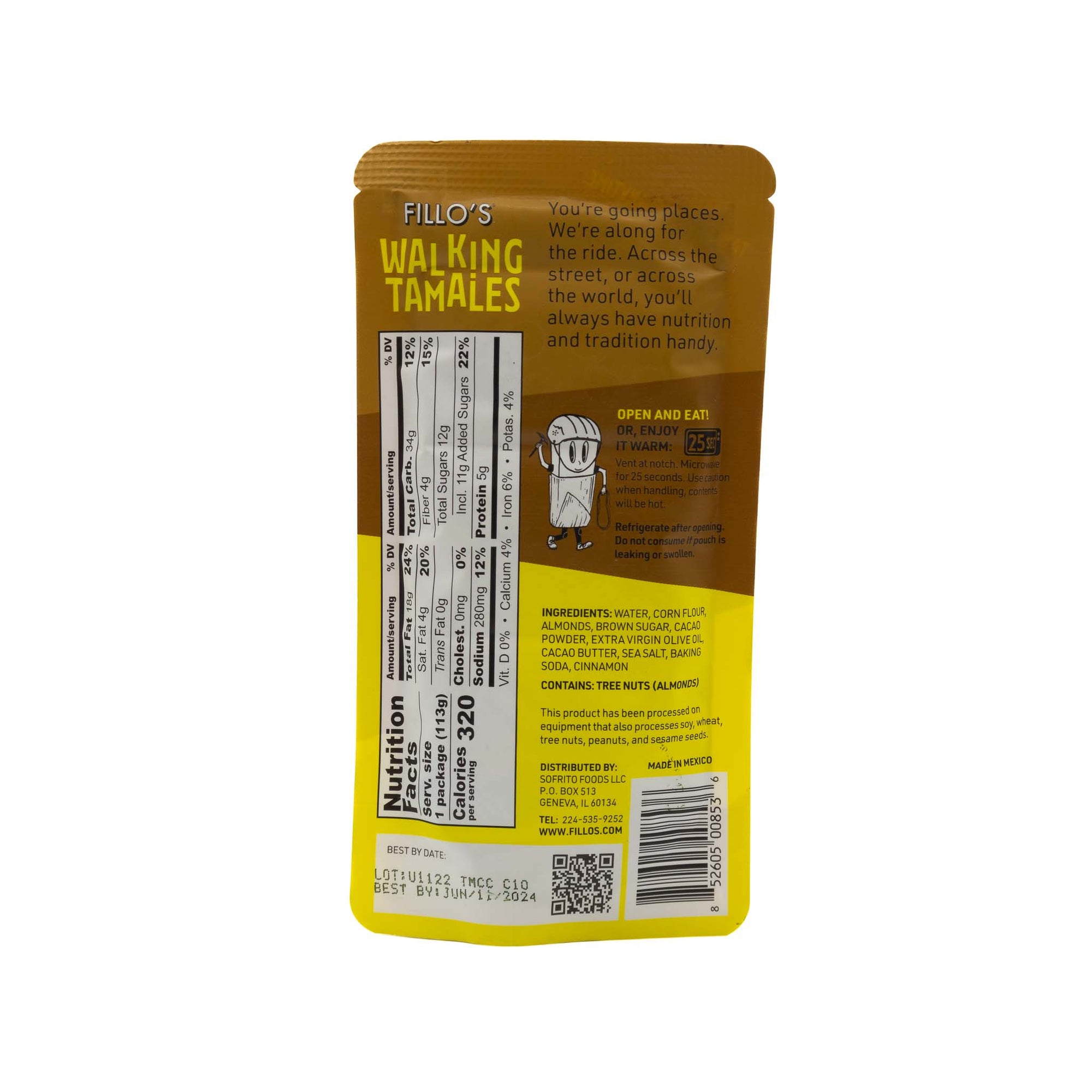 Fillos Tamale Chocolate Almond