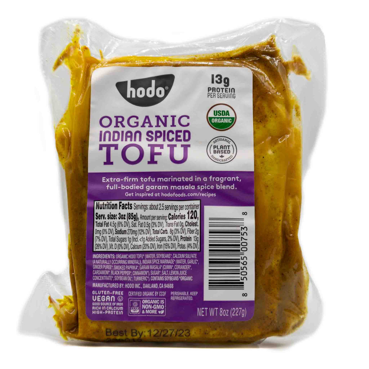 Hodo Soy Tofu Spiced Indian