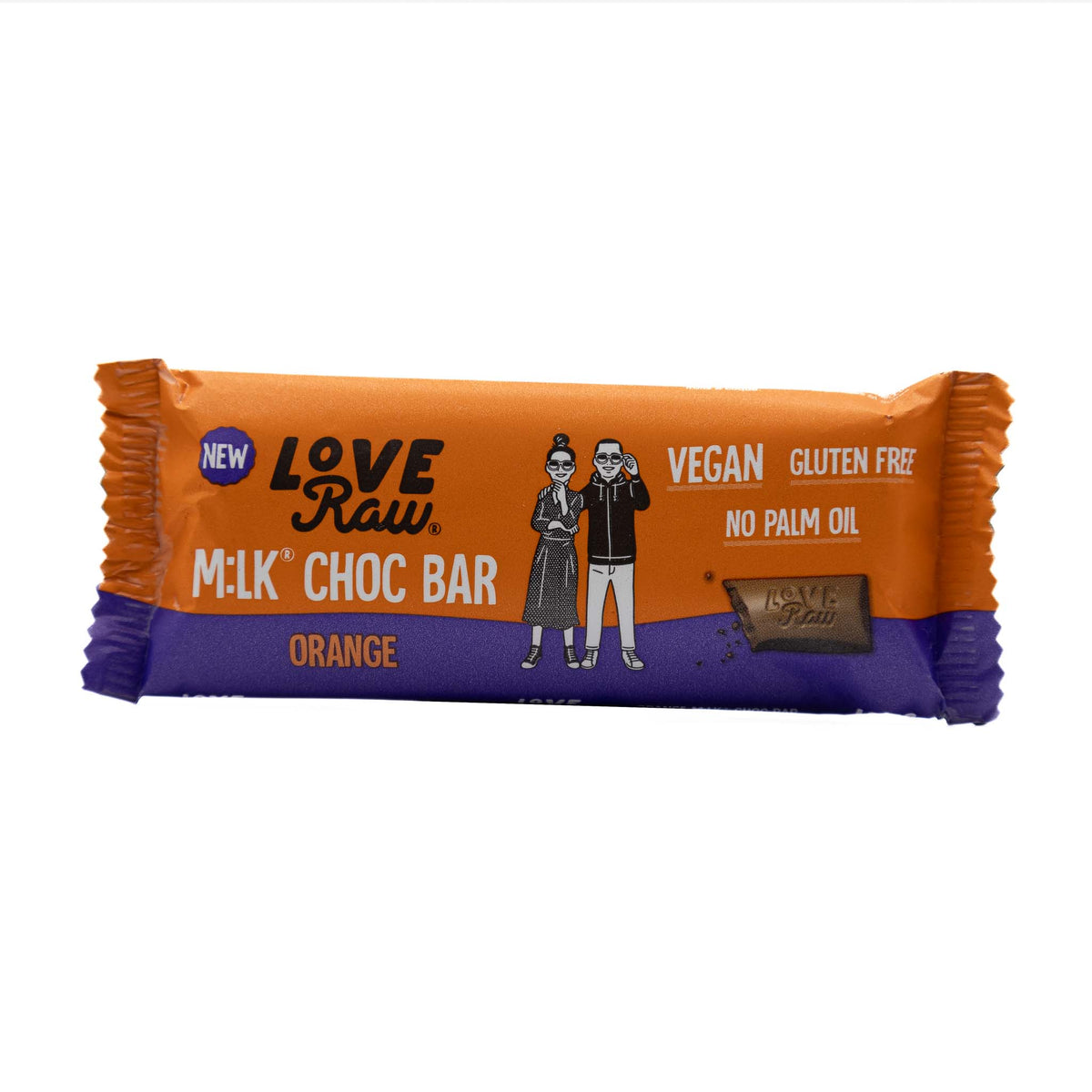 LoveRaw Chocolate Bar Orange