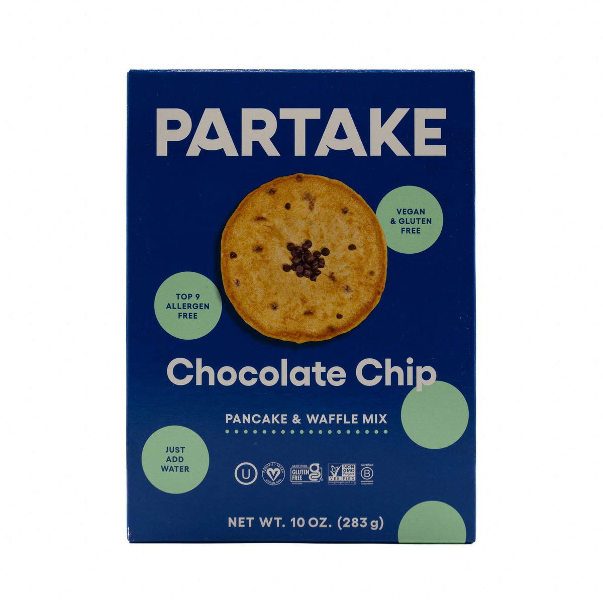 Partake Waffle &amp; Pancake Mix Chocolate Chip