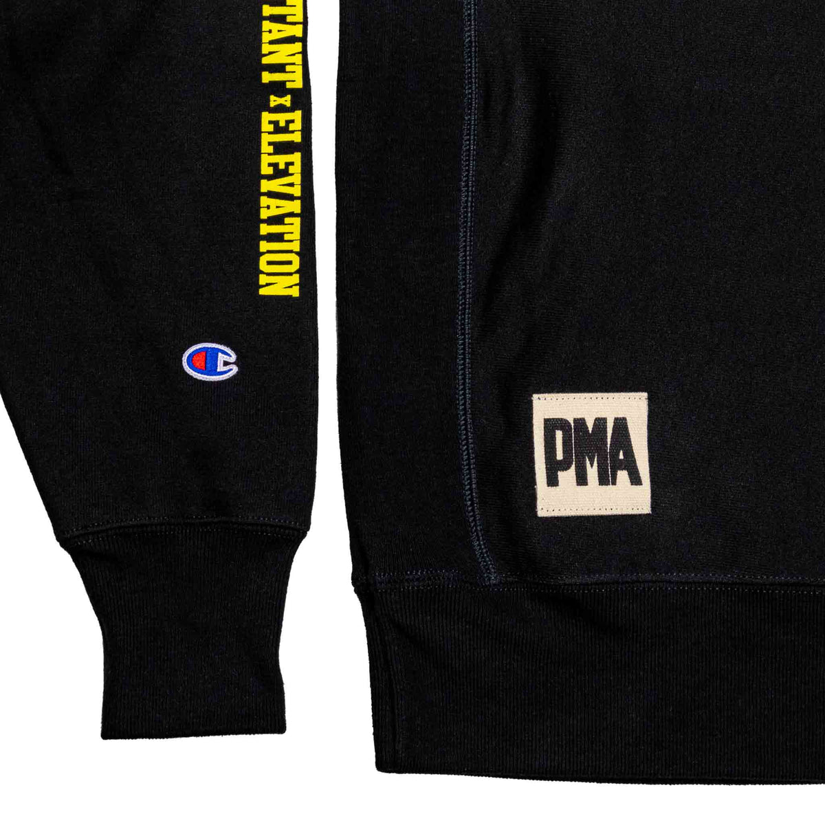 P.E.A.C.E. Champion Reverse Weave Hoodie Black