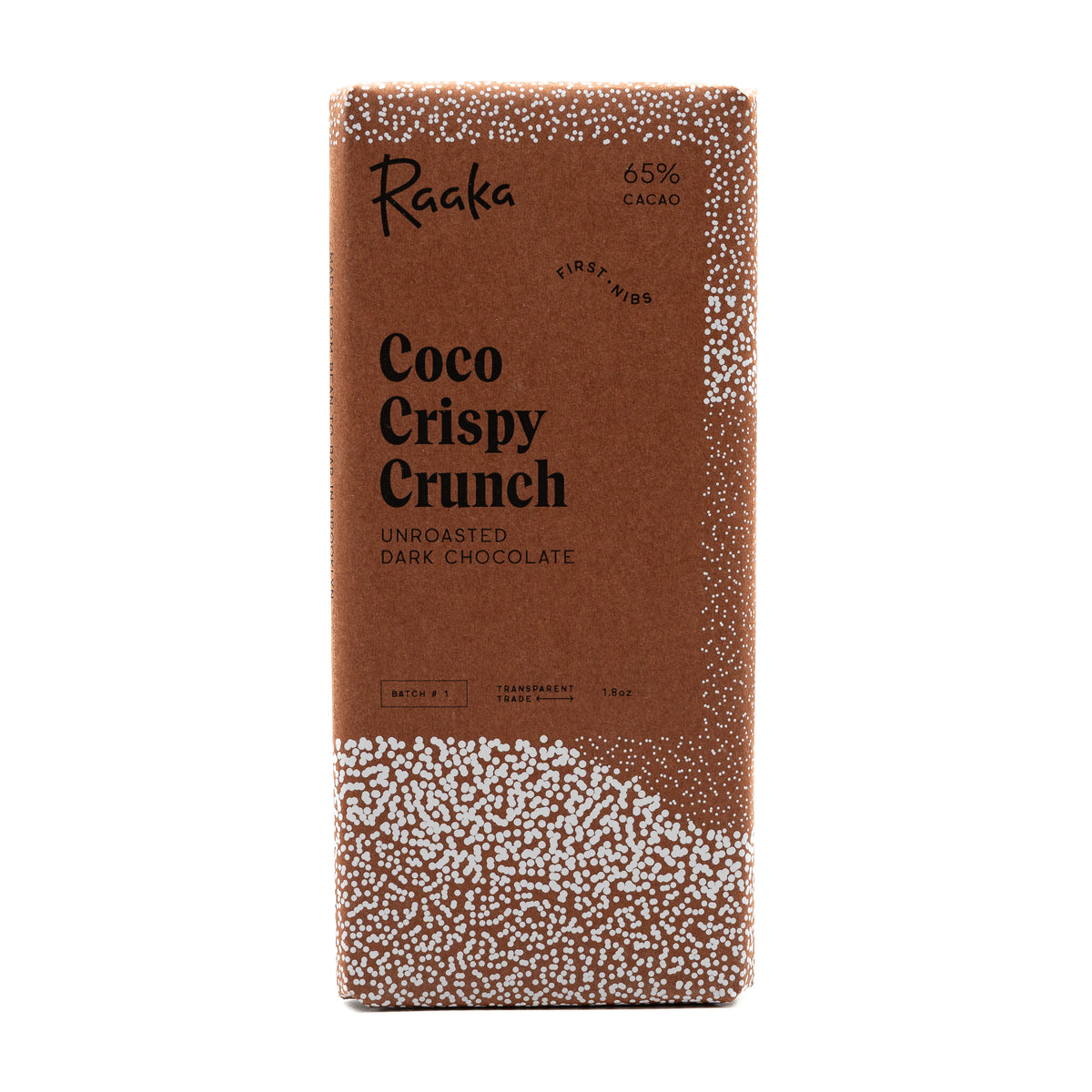 Raaka Chocolate Bar Coco Crispy Crunch