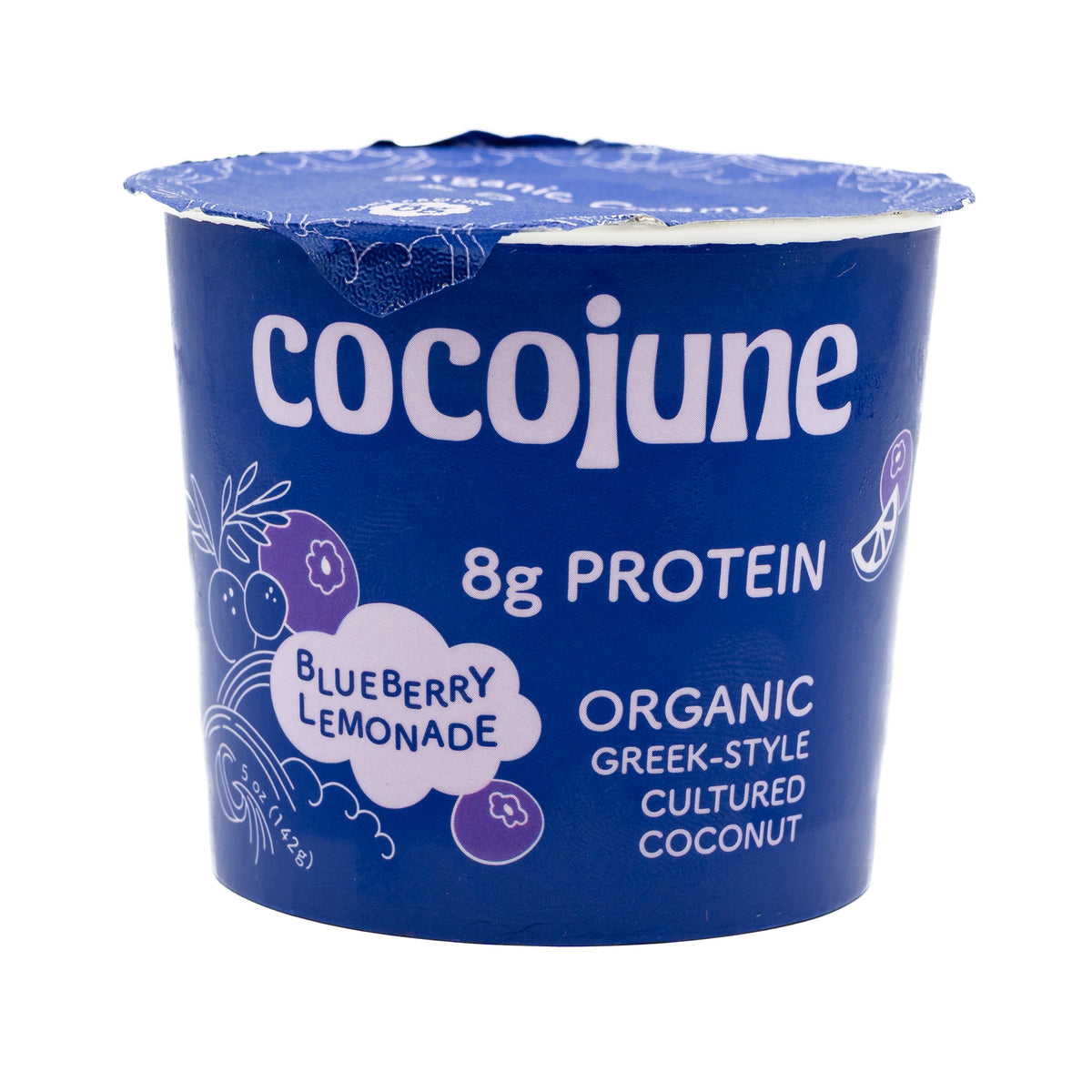 Cocojune Protein Yogurt Blueberry Lemonade
