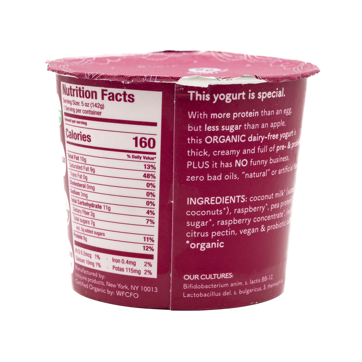 Cocojune Protein Yogurt Raspberry
