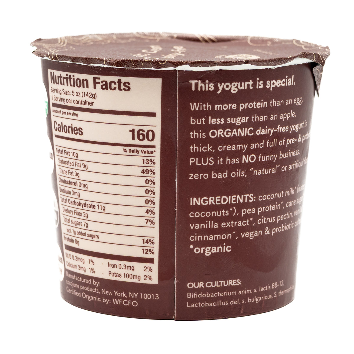 Cocojune Protein Yogurt Vanilla Cinnamon