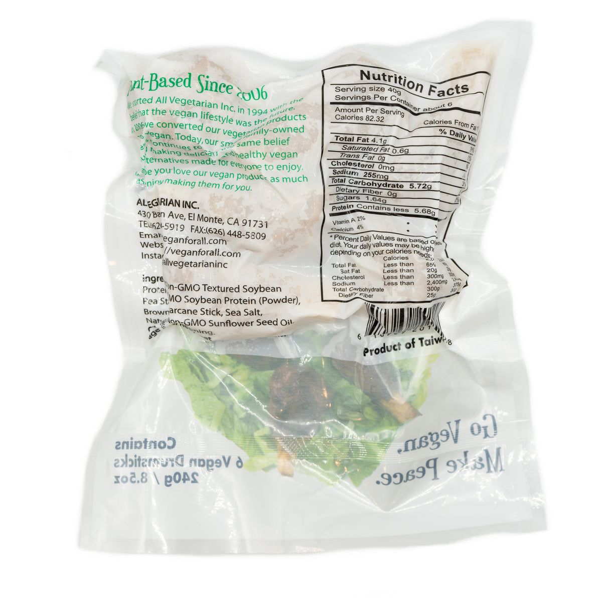 All Vegetarian Inc Drumsticks