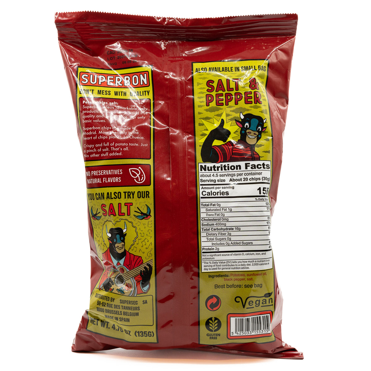 Superbon Chips Salt + Pepper