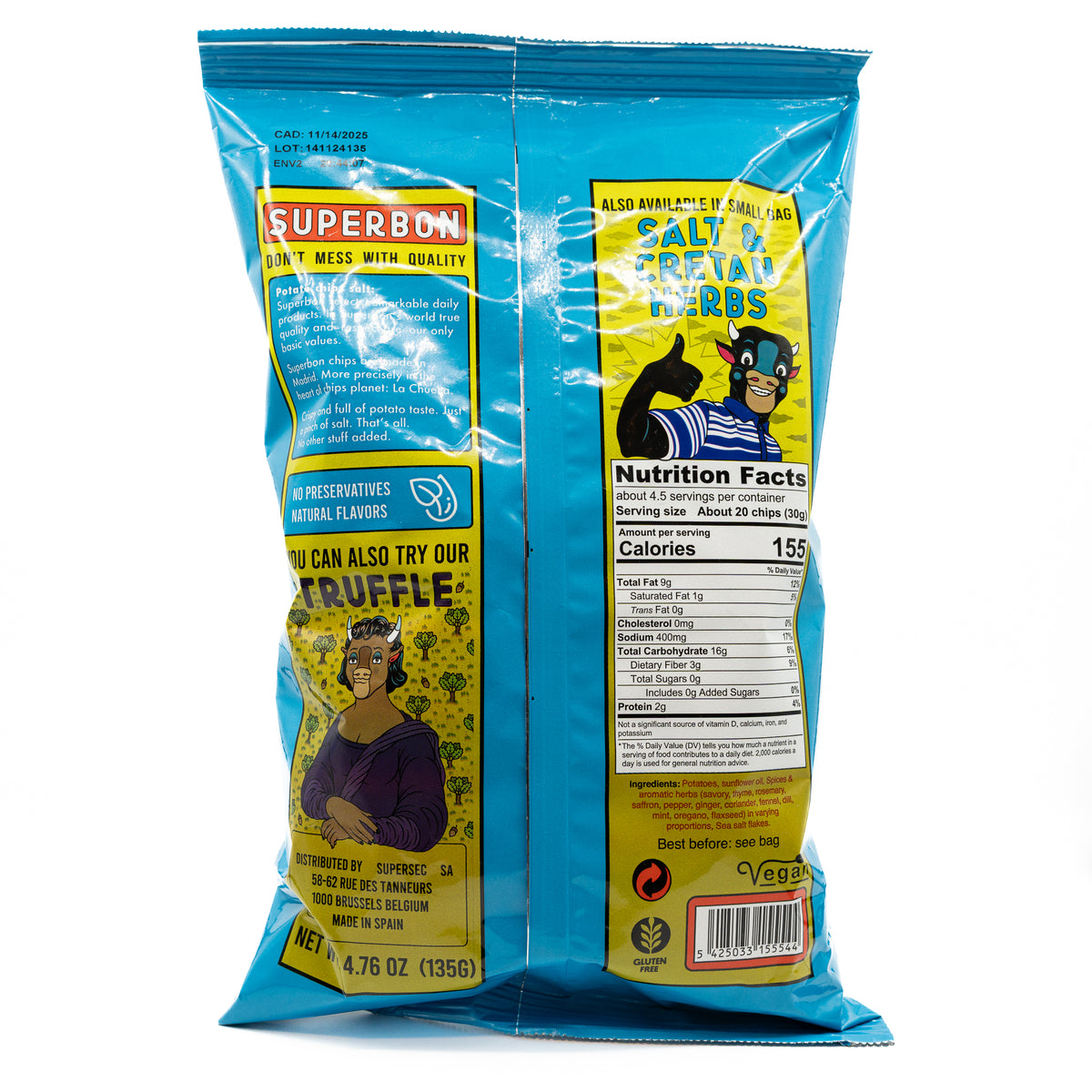 Superbon Chips Salt + Cretan Herb