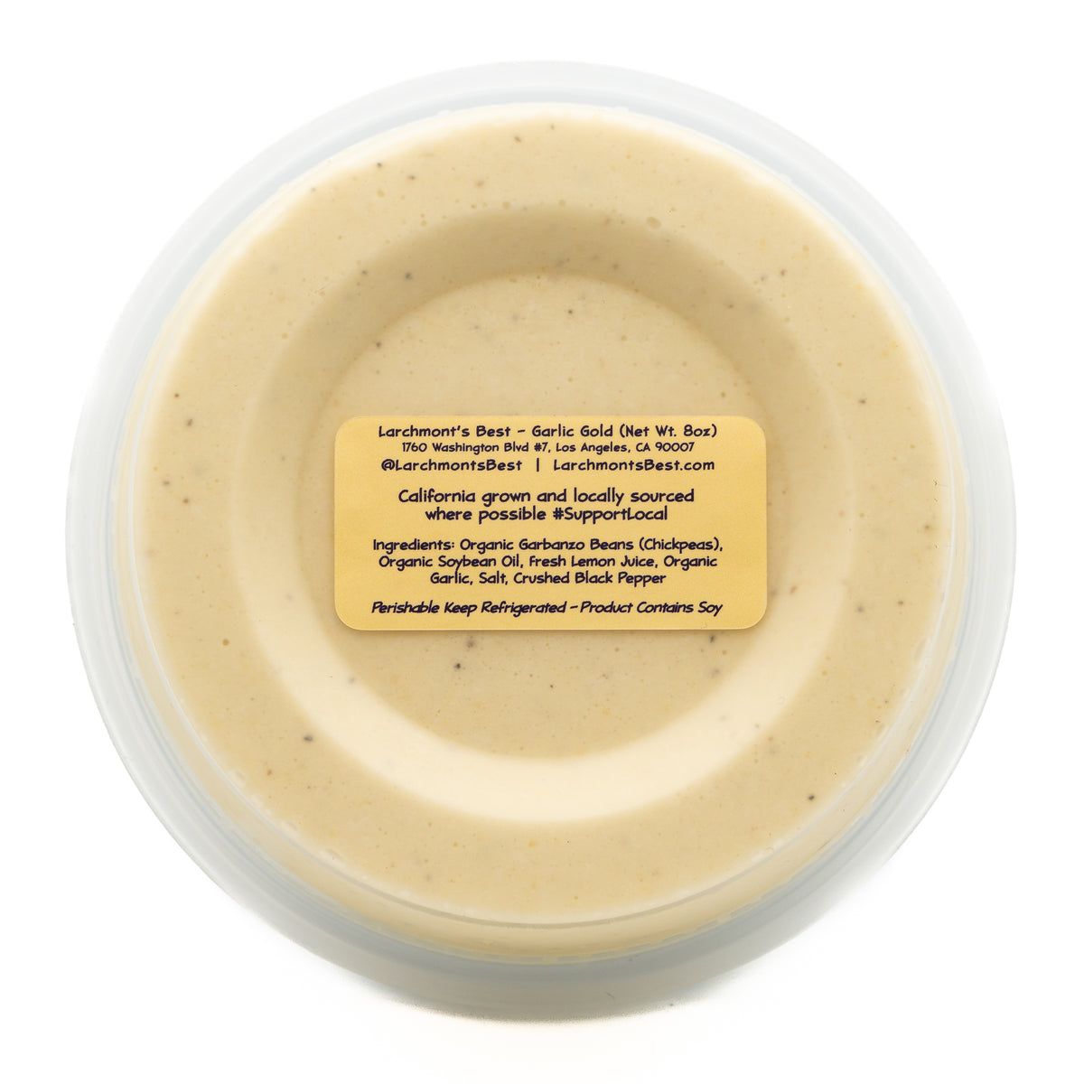Larchmonts Best Hummus Garlic Gold