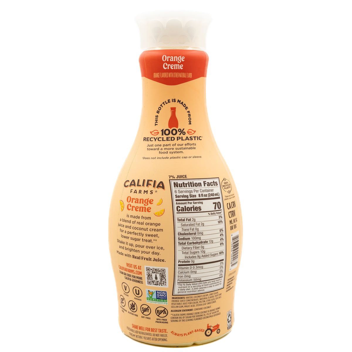 Califia Farms Refresher Orange Cream
