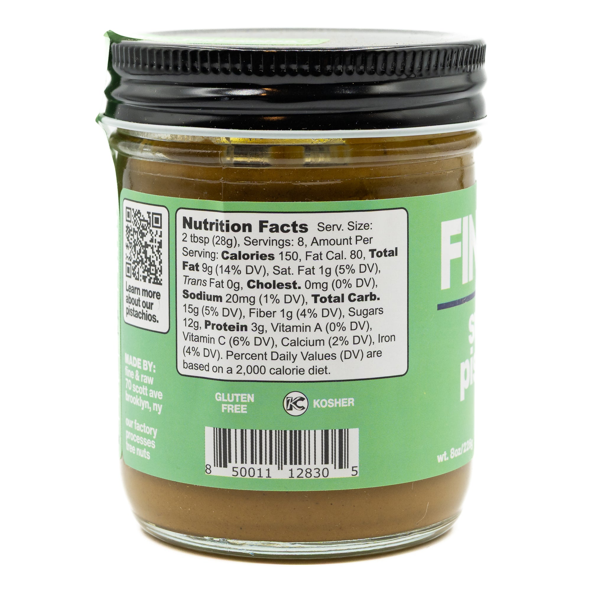 Fine & Raw Sweet Pistachio Spread