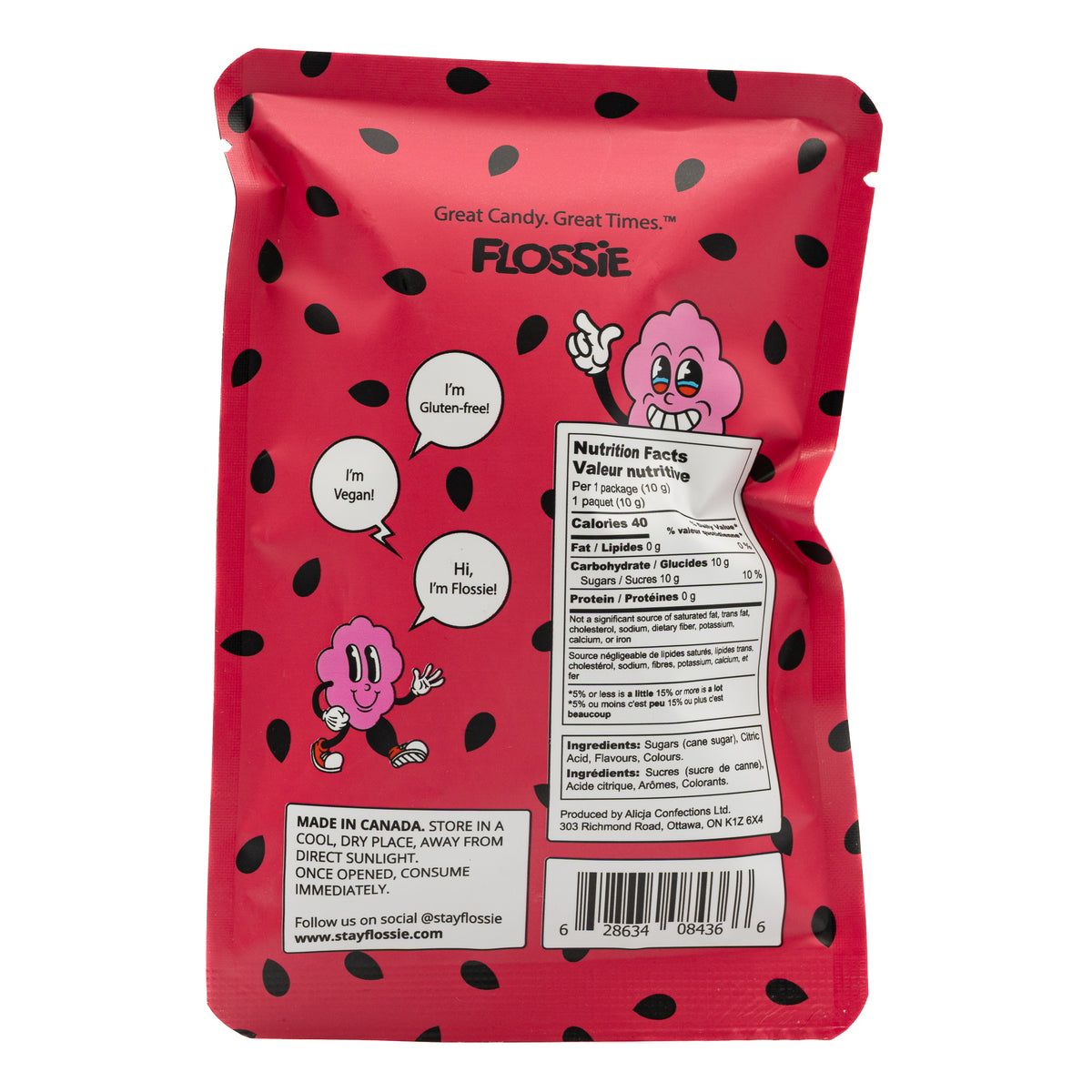 Flossie Cotton Candy Sour Watermelon