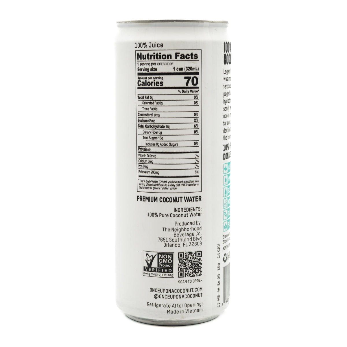 Once Upon A Coconut Water Pure