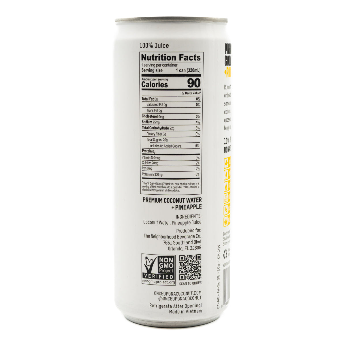 Once Upon A Coconut Water Pineapple
