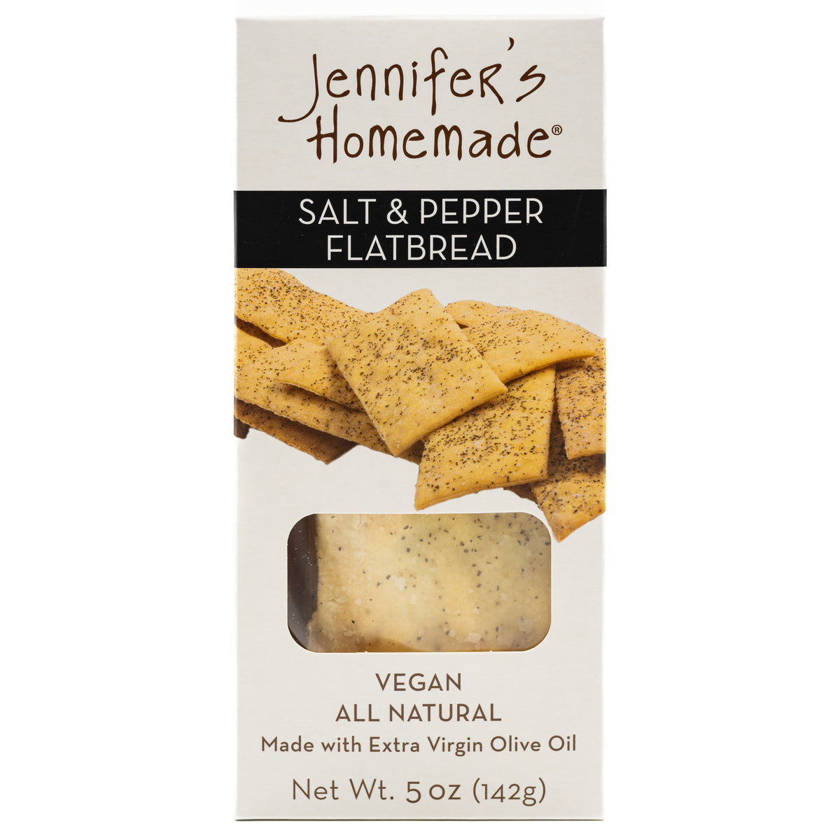 Jennifers Homemade Flatbread Salt &amp; Pepper