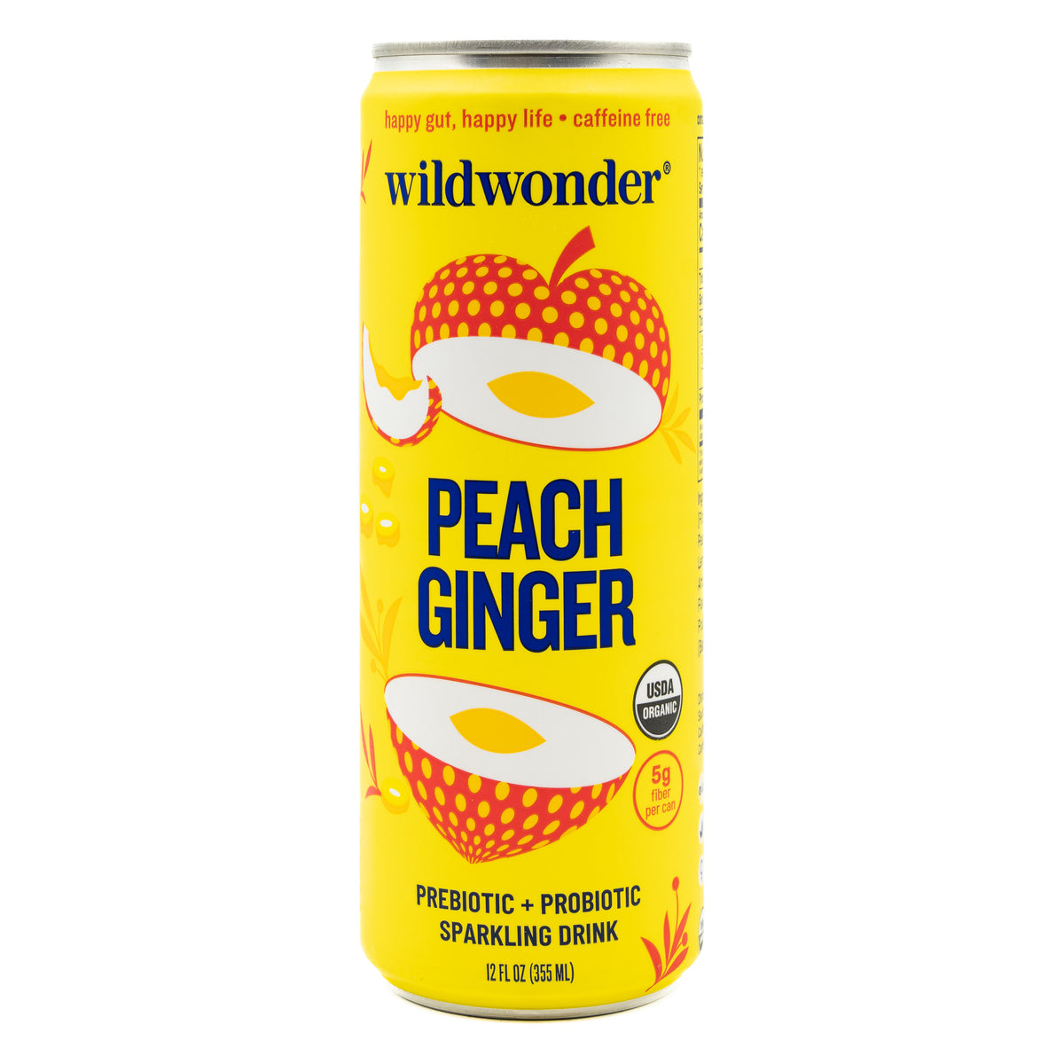 Wildwonder Sparkling Drink Peach Ginger