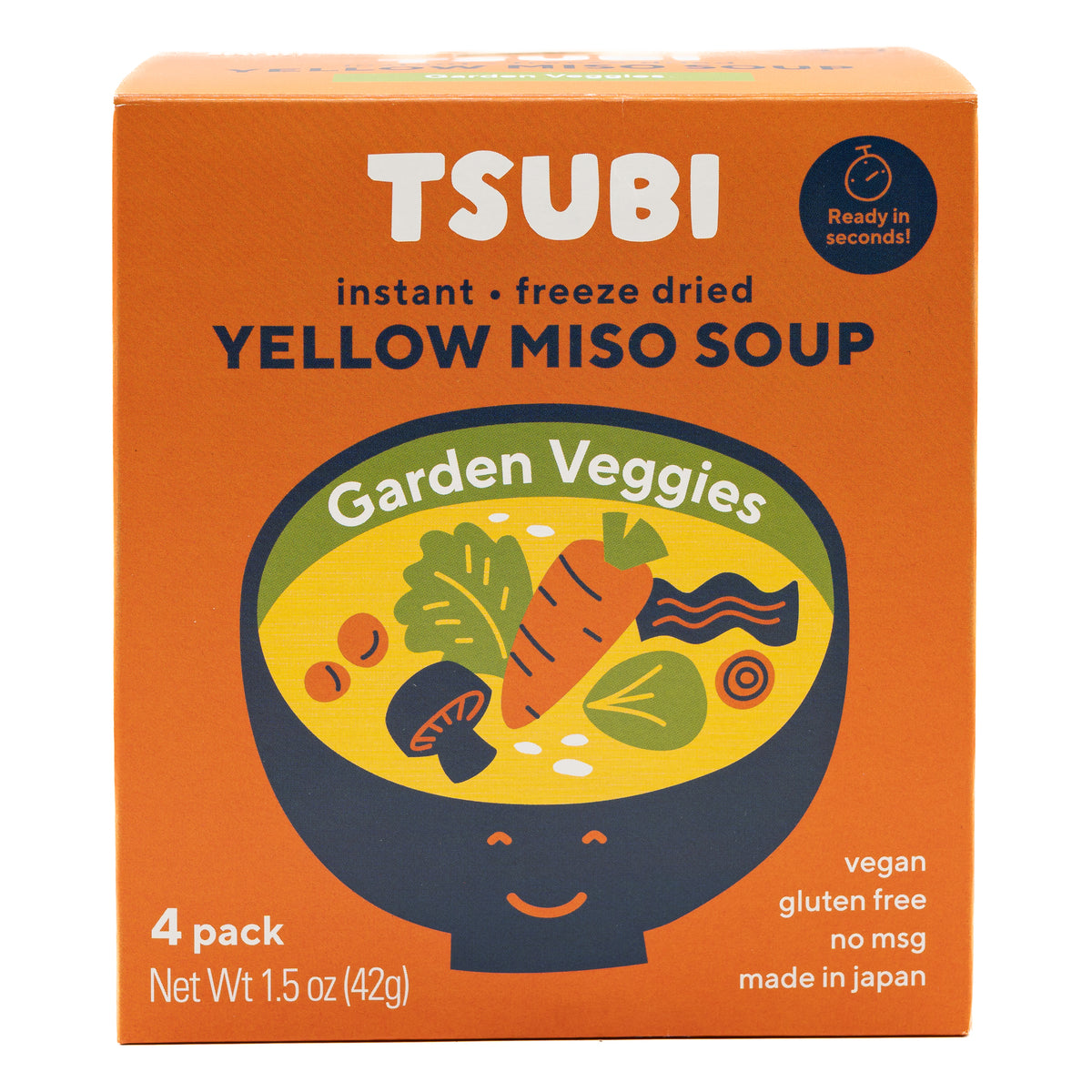 Tsubi Yellow Miso Soup Garden Veggies