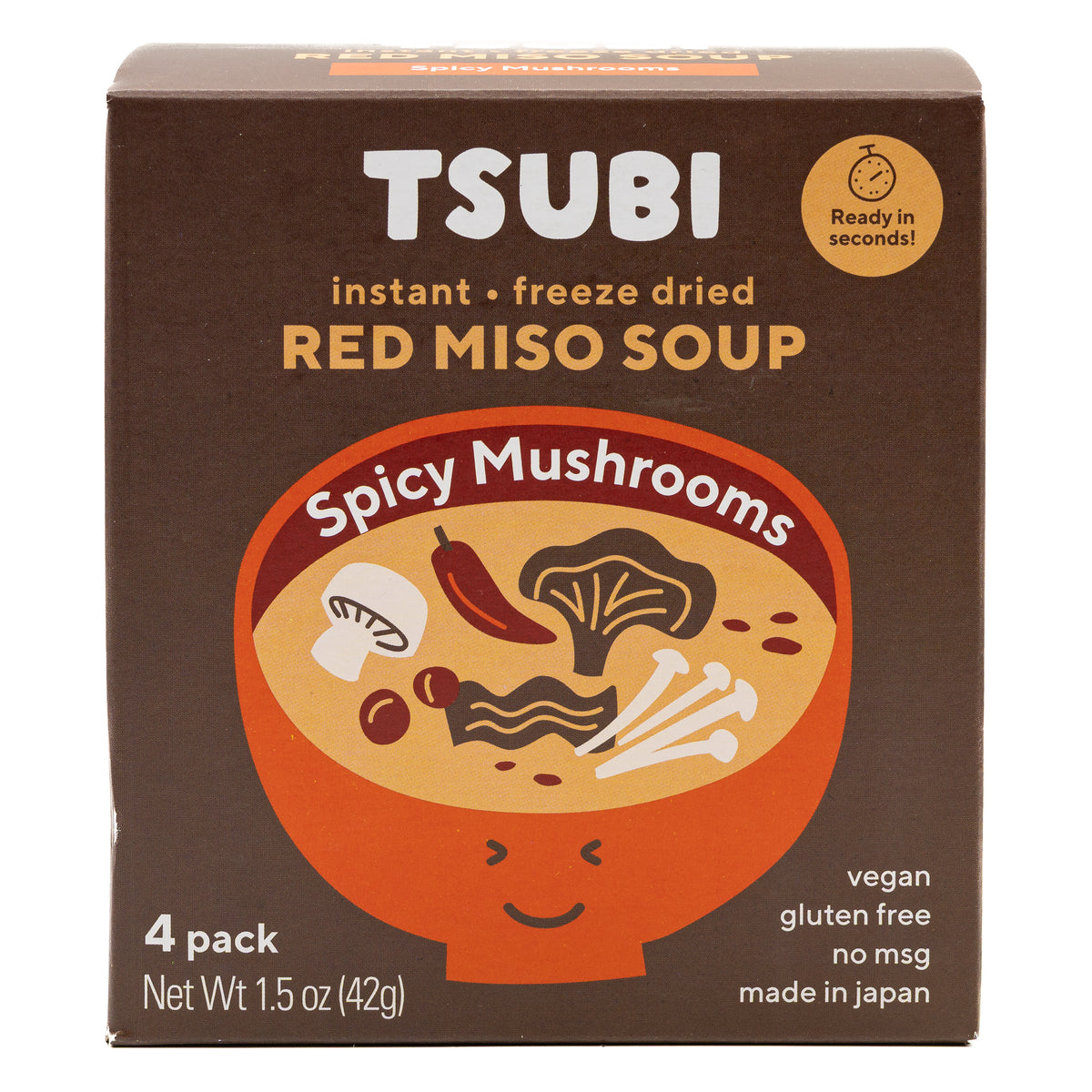 Tsubi Red Miso Soup Spicy Mushroom