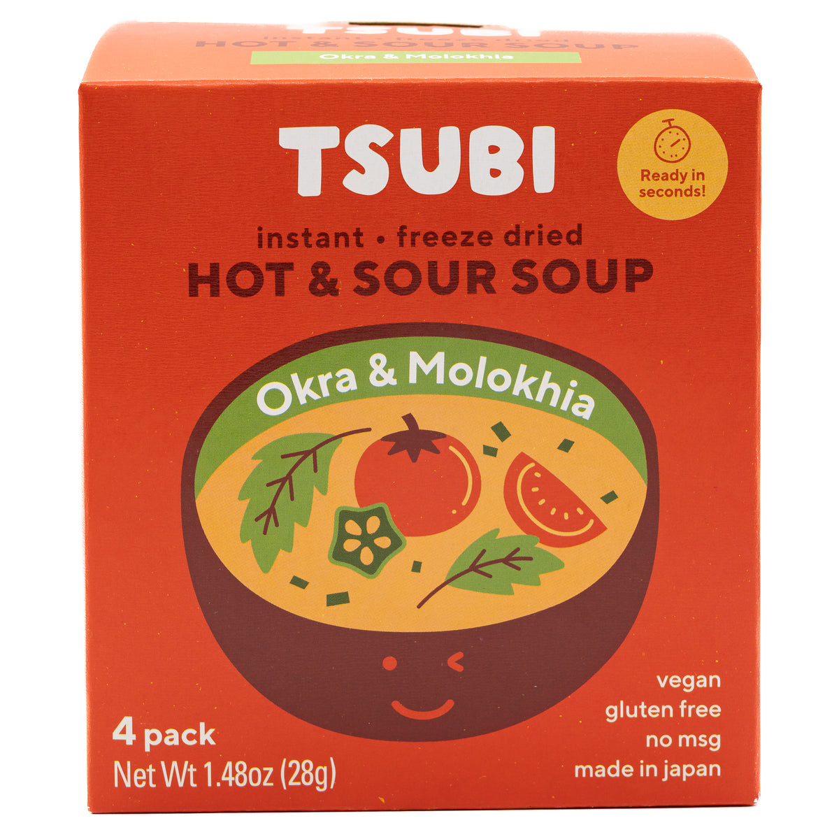 Tsubi Hot &amp; Sour Soup Tomato Okra