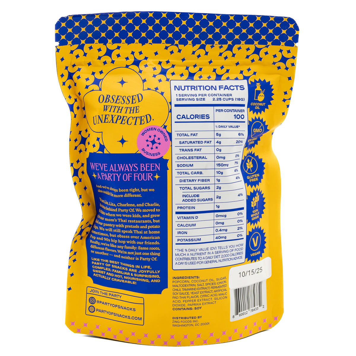 Party Of Popcorn Pad Thai 0.6 oz