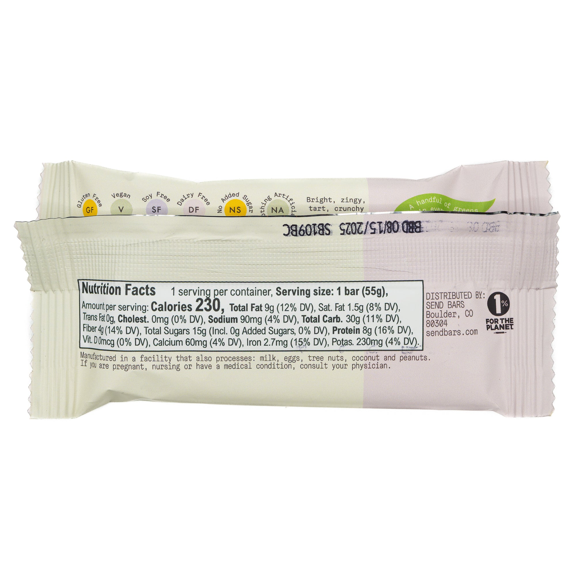 Send Protein Bar Lemon Cherry