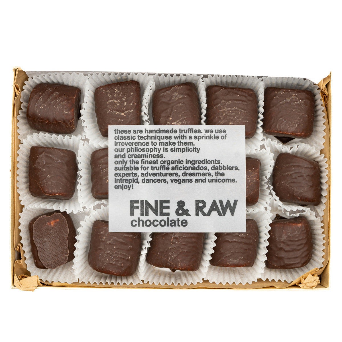 Fine &amp; Raw Chocolate Covered Marshmallows