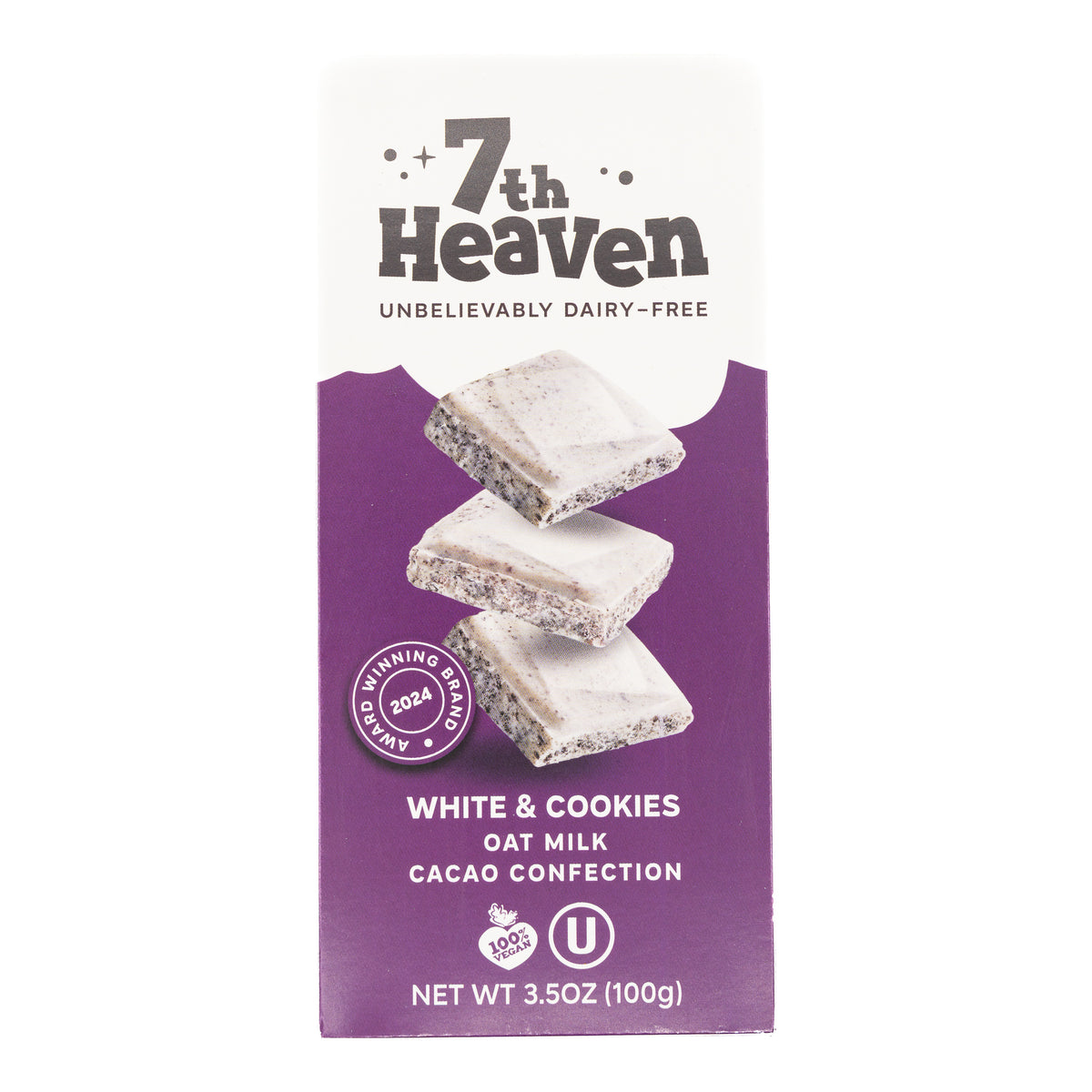 7th Heaven Chocolate Bar White &amp; Cookies