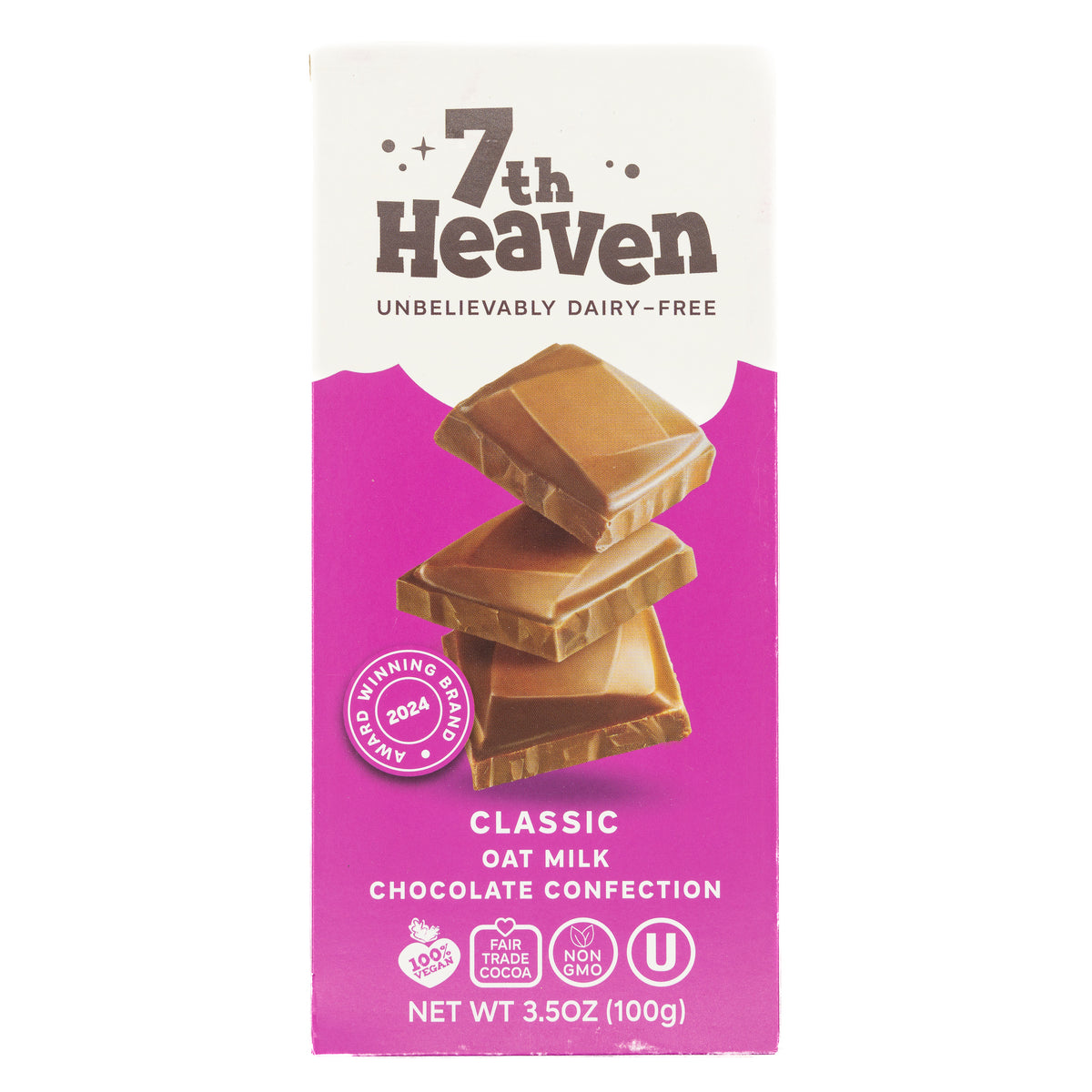 7th Heaven Chocolate Bar Oat Milk