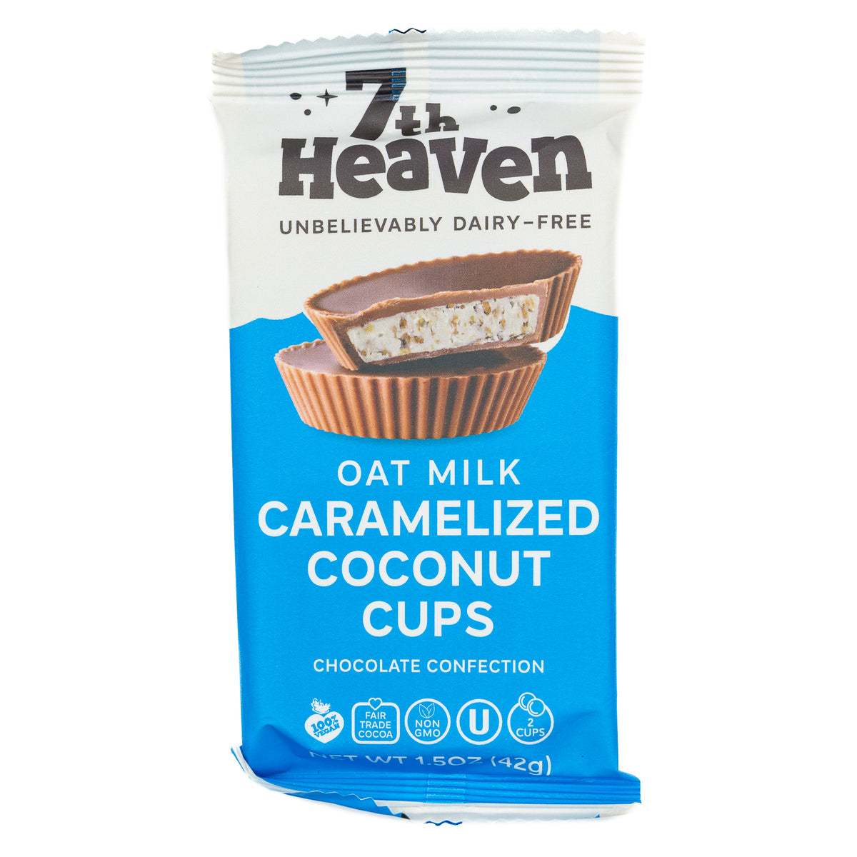 7th Heaven Chocolate Caramelized Coconut Cups