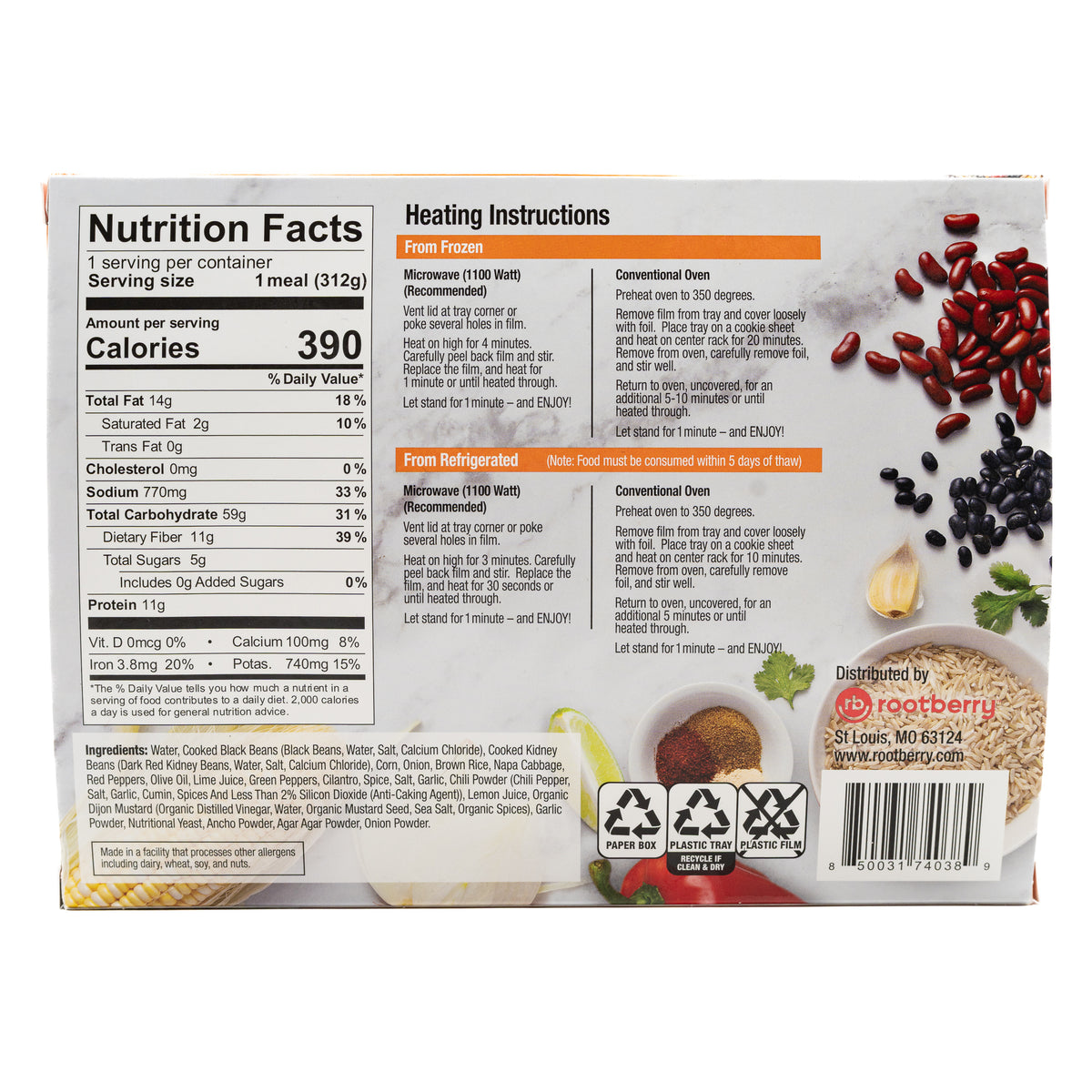 Rootberry Fajita Bowl