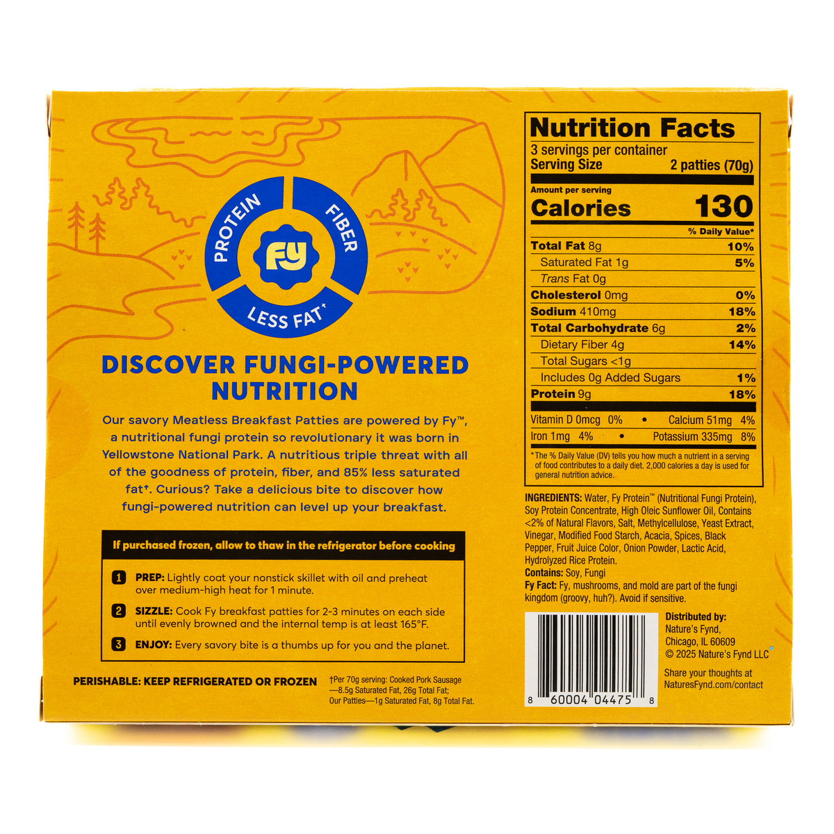 Natures Fynd Breakfast Patties