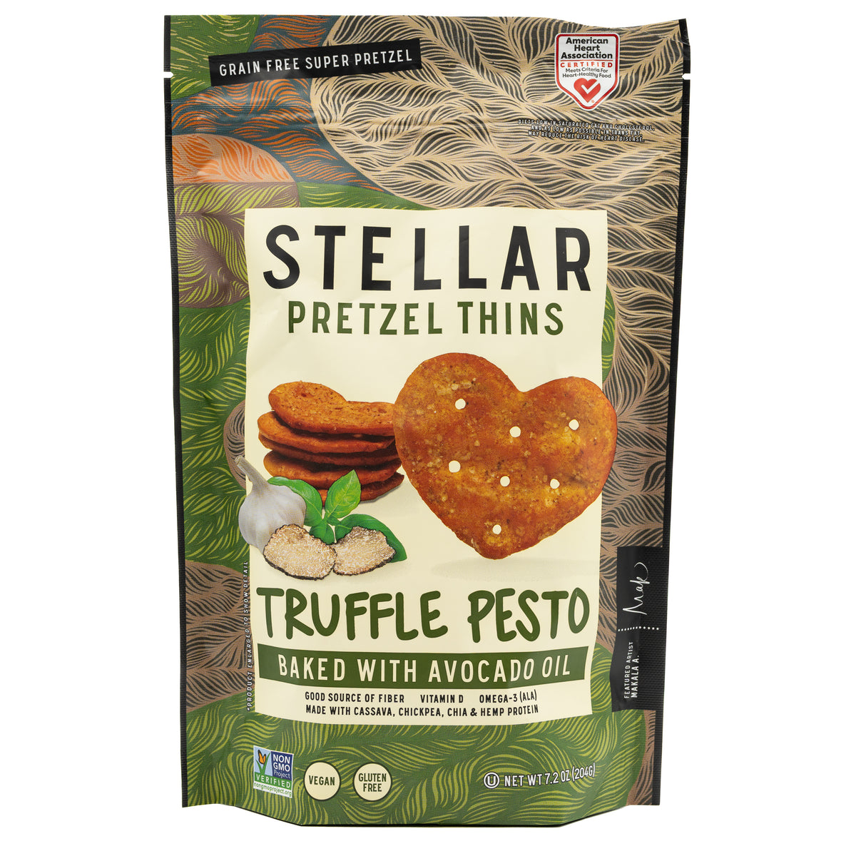 Stellar Pretzel Thins Truffle Pesto