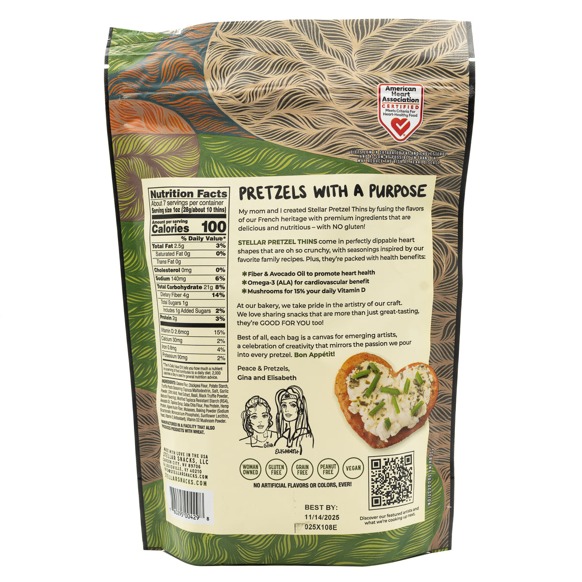 Stellar Pretzel Thins Truffle Pesto