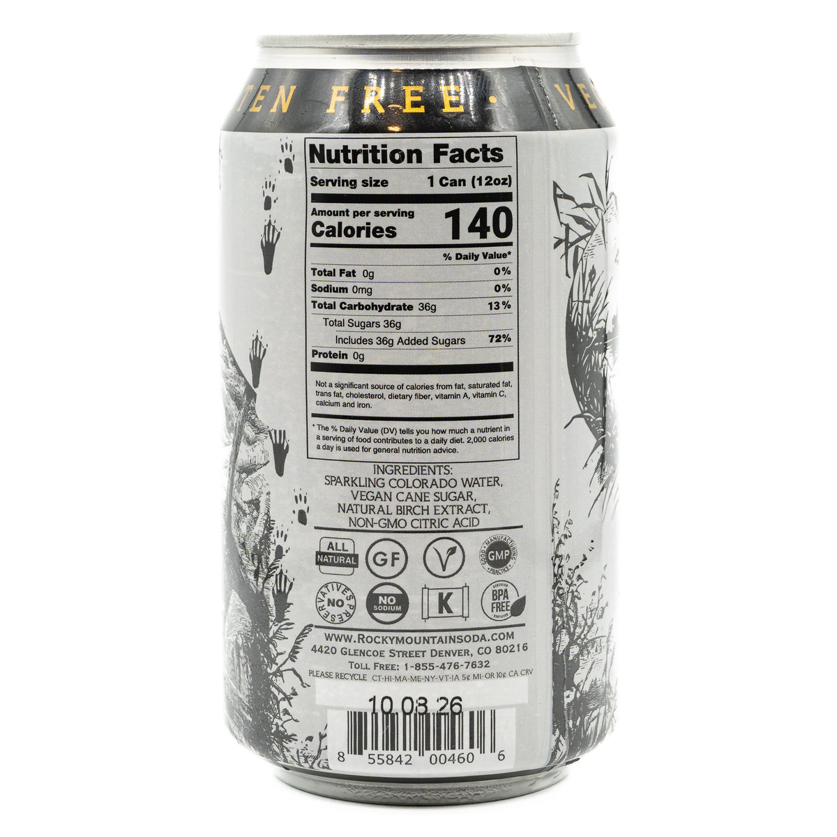 Rocky Mountain Soda Birch Beer