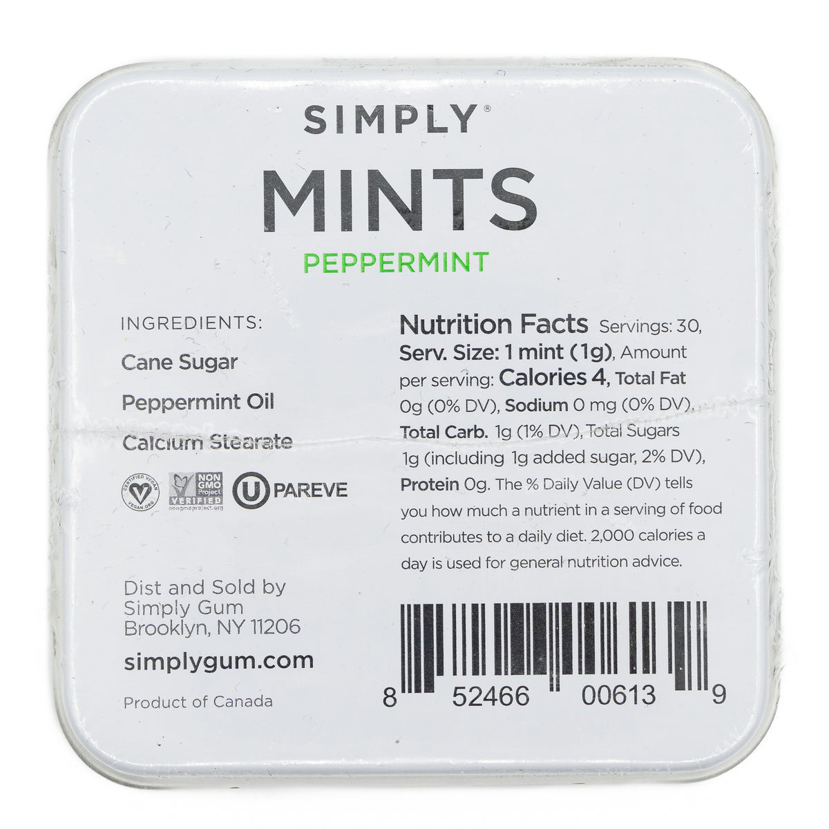 Simply Gum Mints Peppermint