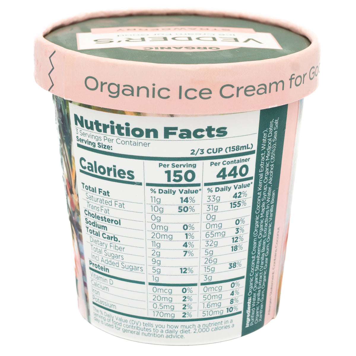 Vedders Ice Cream Strawberry
