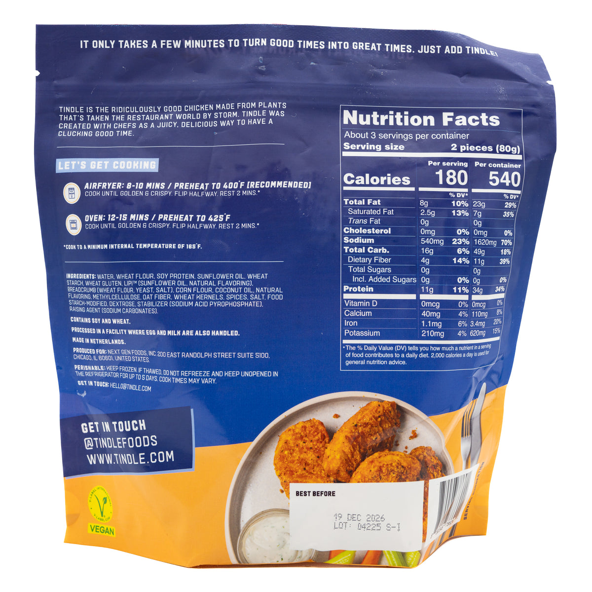 Tindle Boneless Chicken Wings