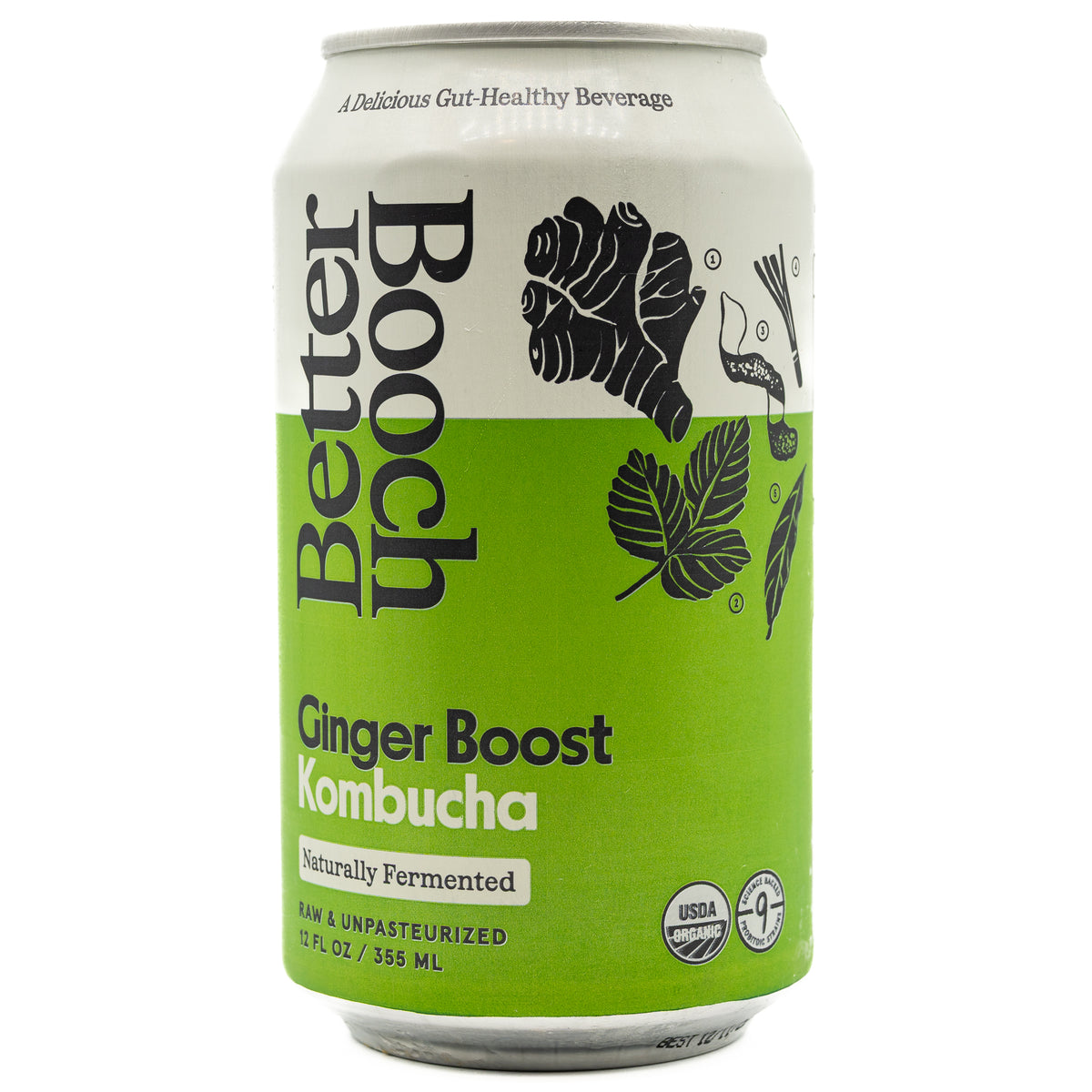 Better Booch Kombucha Ginger Boost 12oz