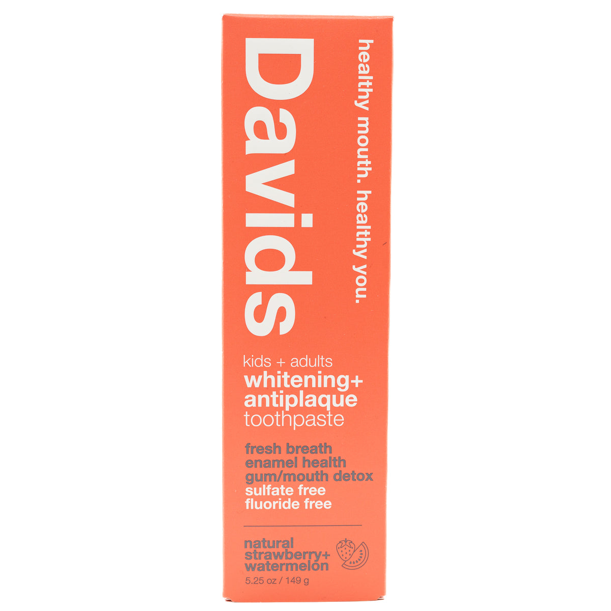 Davids Natural Toothpaste Strawberry Watermelon