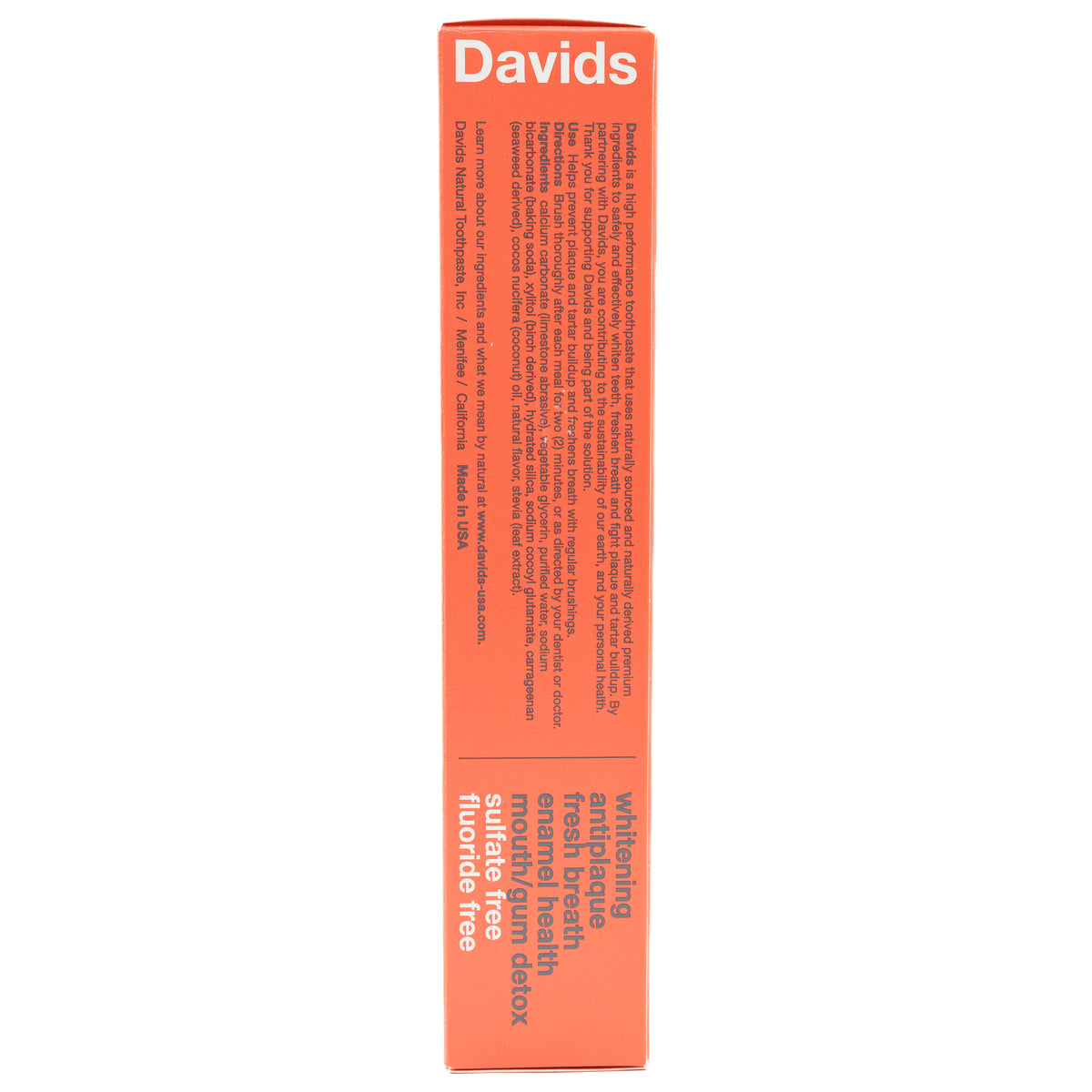 Davids Natural Toothpaste Strawberry Watermelon
