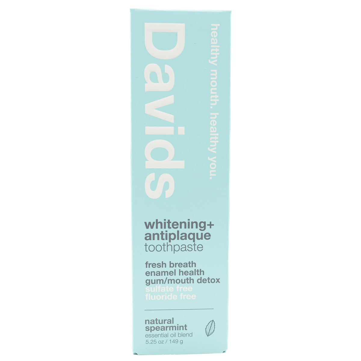 Davids Natural Toothpaste Spearmint