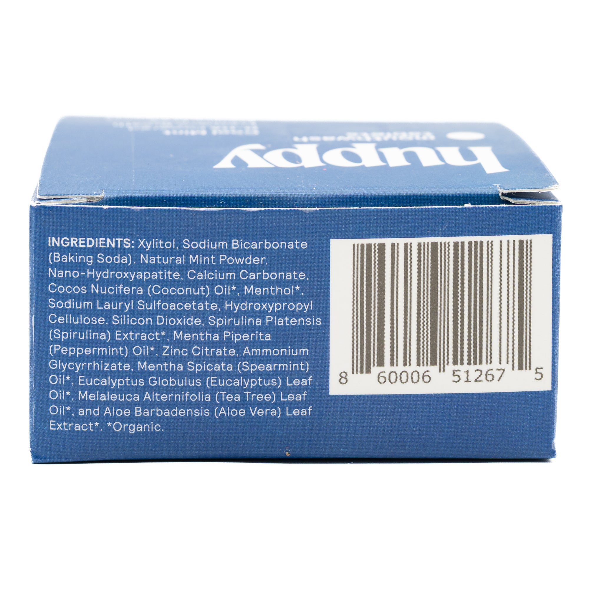 Huppy Mouthwash Tablets Cool Mint Box