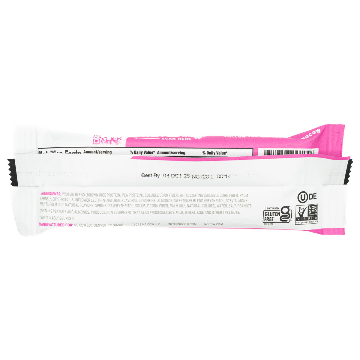No Cow Protein Bar Birthday Cake