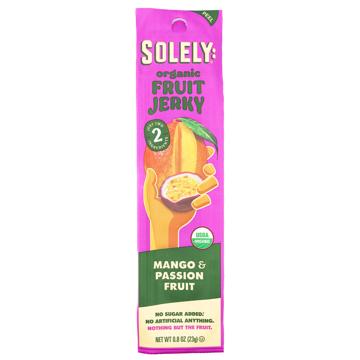 Solely Fruit Jerky Mango Passionfruit