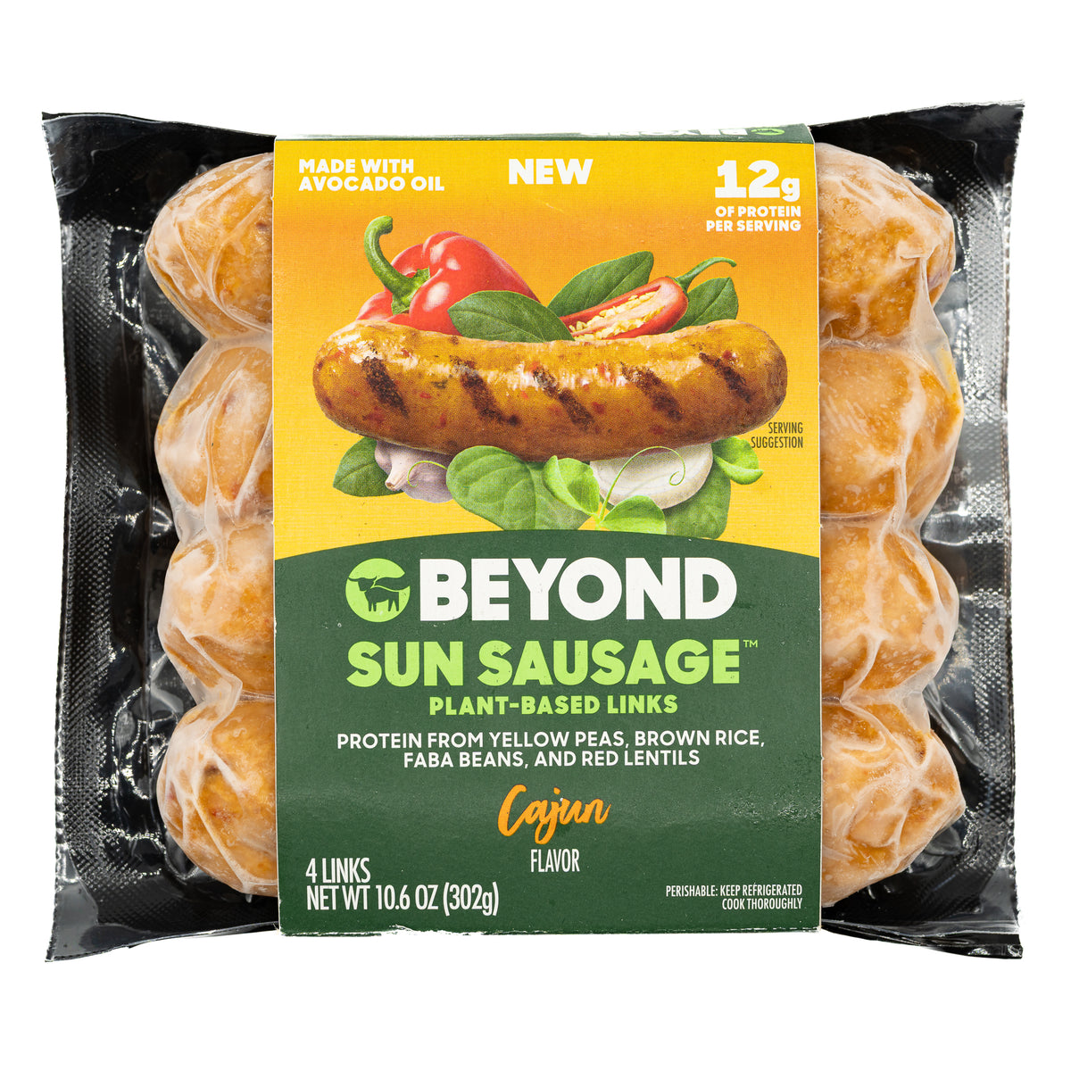 Beyond Meat Sun Sausage Cajun