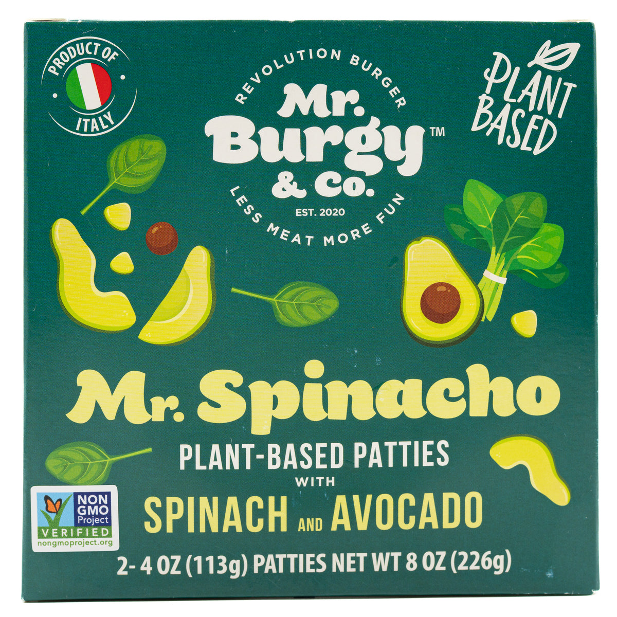 Mr Burgy Spinach Avocado