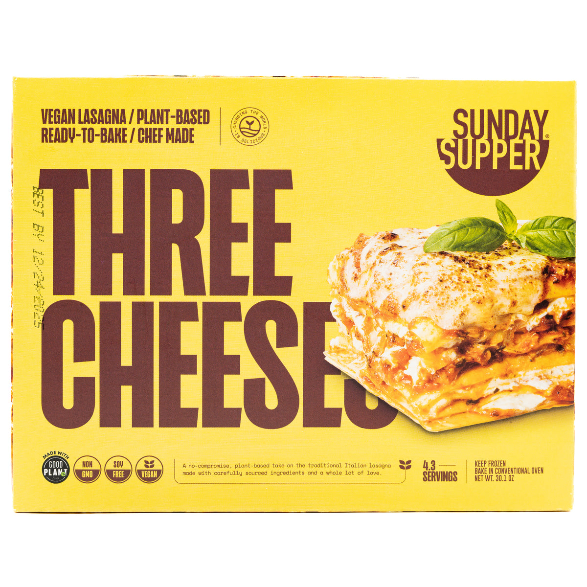 Sunday Supper Lasagna Three Cheese